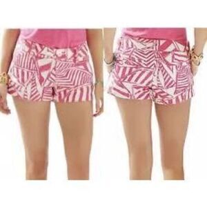 Lilly Pulitzer Womens The Callahan Short Sz 2  Pockets